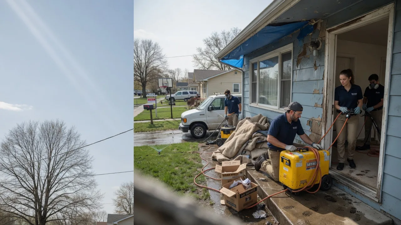 Basement Flood Cleanup in New Pine Creek, OR near me